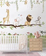 Safari & Jungle Themed Wallpapers to transform your kids room