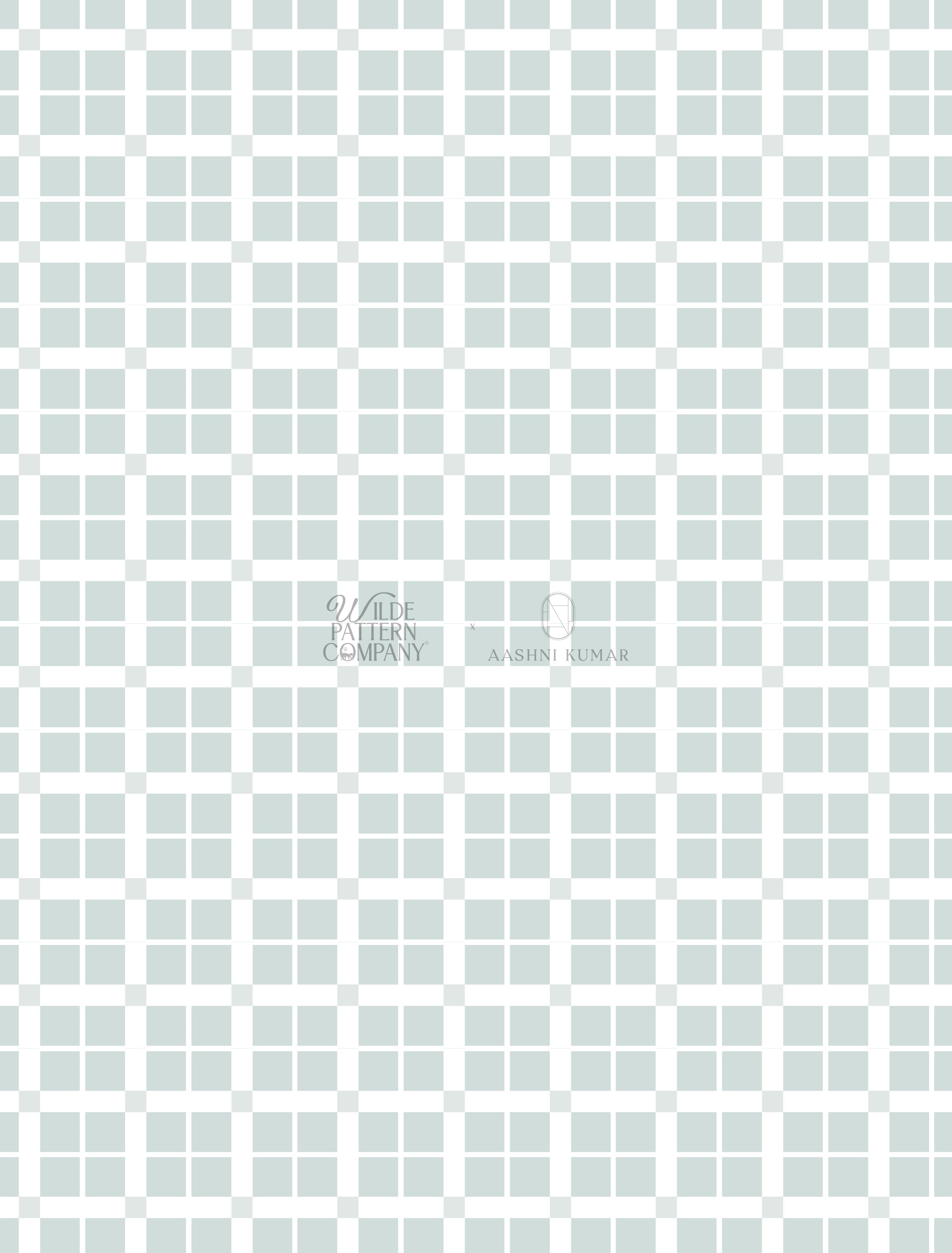 Biscuit Check Wallpaper