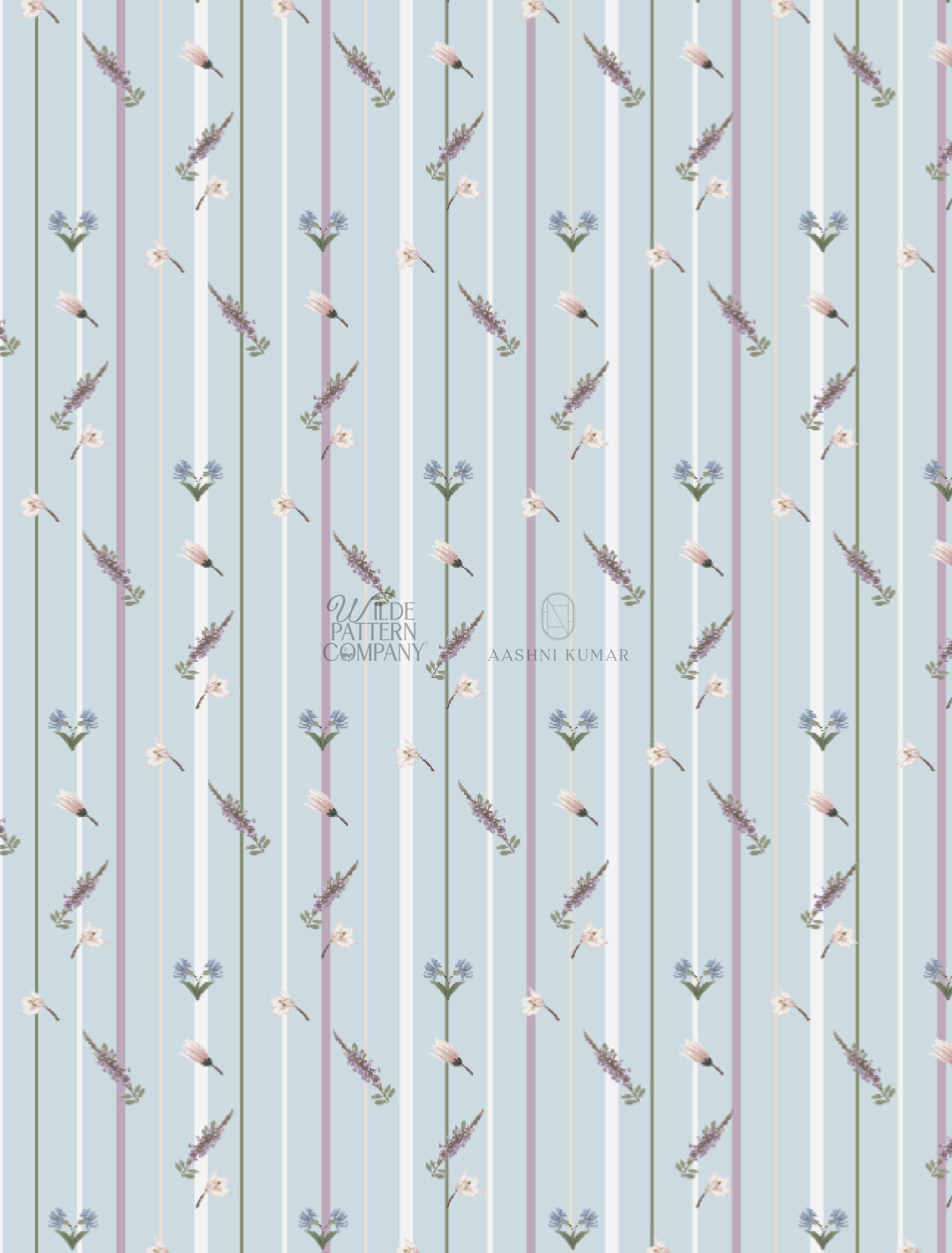 Picnic Stripe Wallpaper