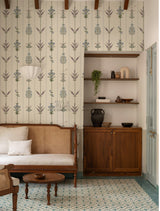 Temple Bell Stripe Wallpaper