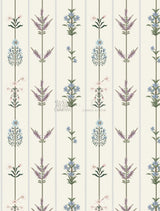 Temple Bell Stripe Wallpaper