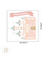 Princess Castle - Large Personalised Decal