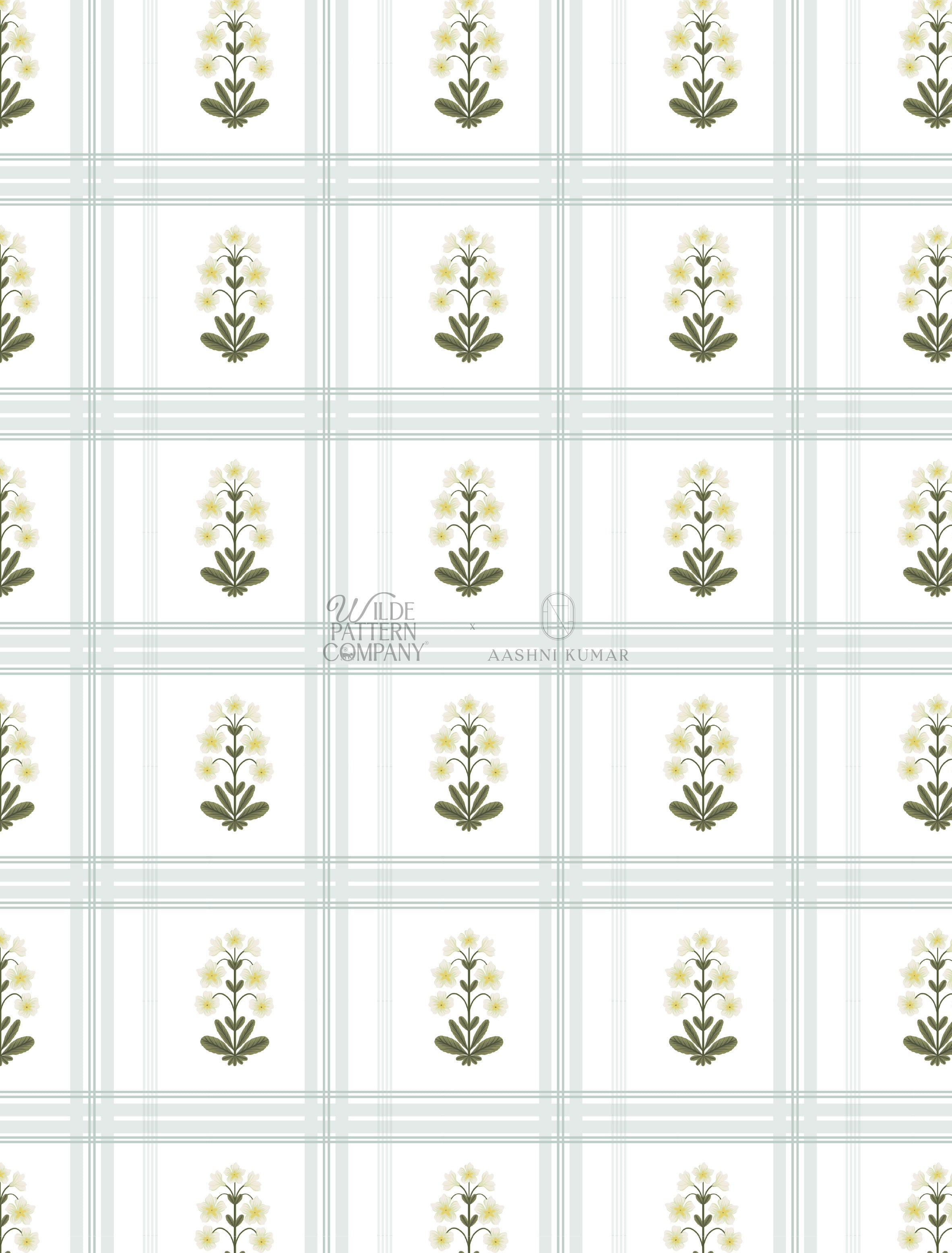Aparajita Trellis Wallpaper
