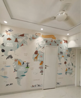  World Map Wallpaper by Wilde Pattern Company