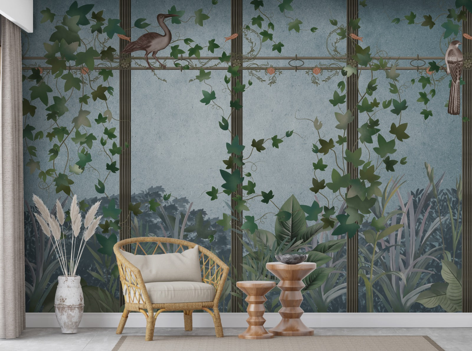 Bagh-e-Aasmaan, Chinoiseire Wallpaper