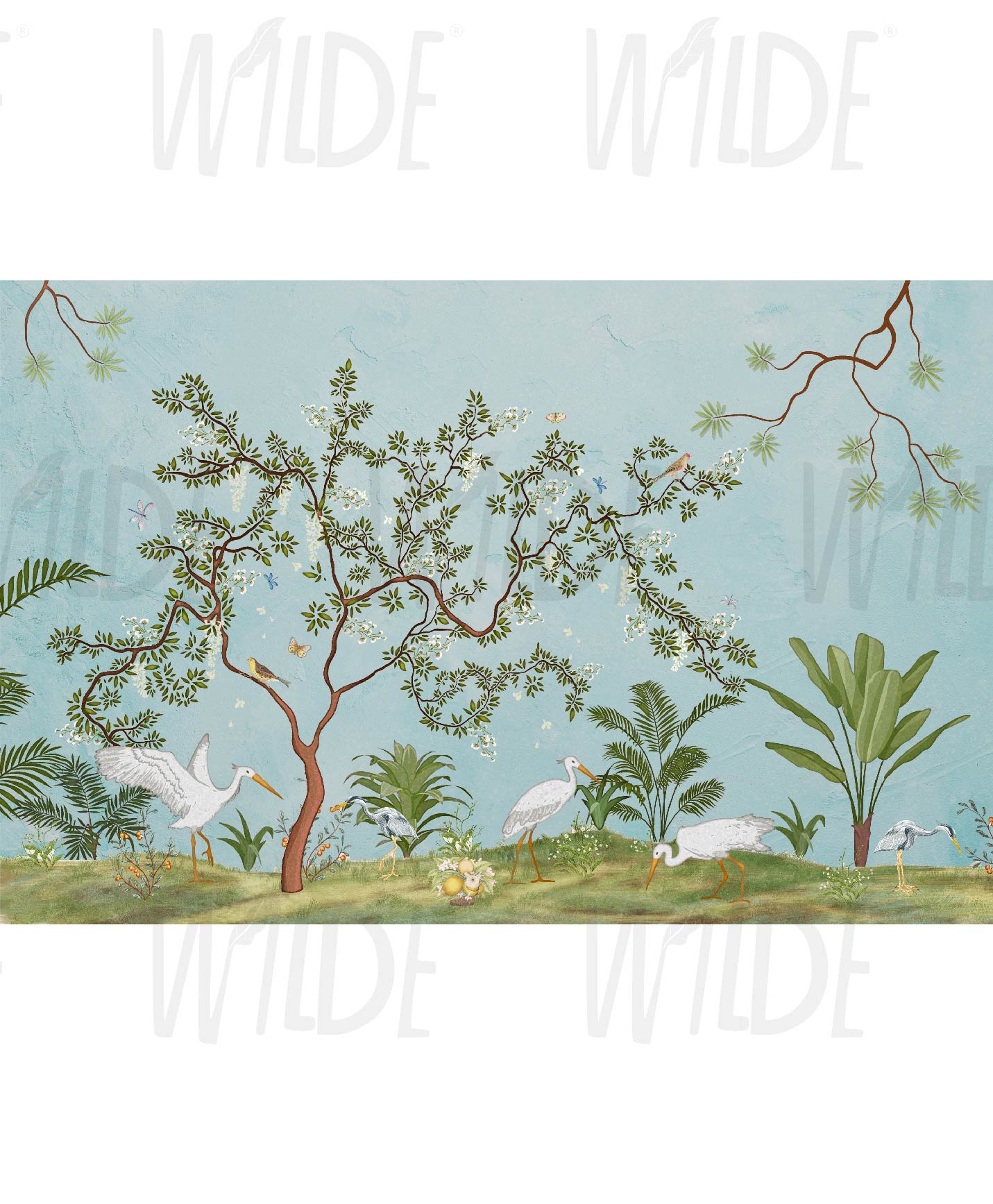 Chinoiserie Wallpaper by Wilde Pattern Company