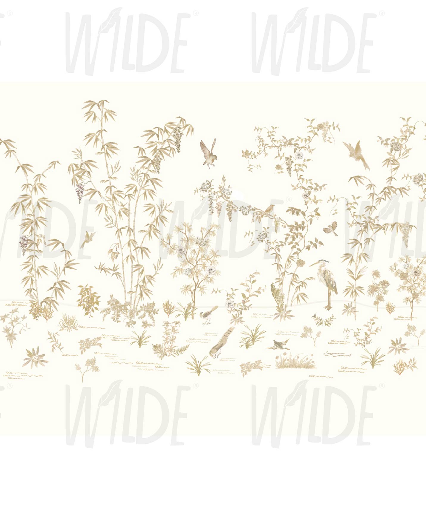 Chinoiserie Wallpaper by Wilde Pattern Company