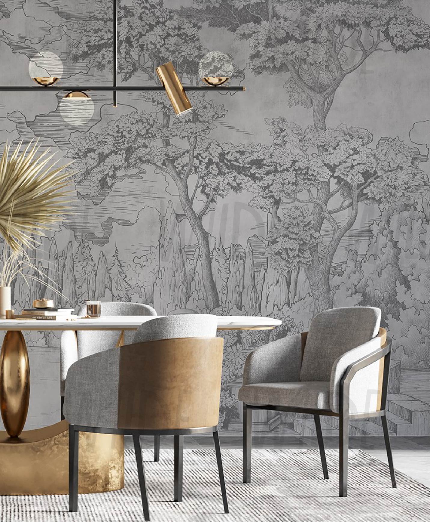 Fresco Wallpaper by Wilde Pattern Company