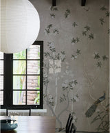 Chinese Painting Mural in Monochrome