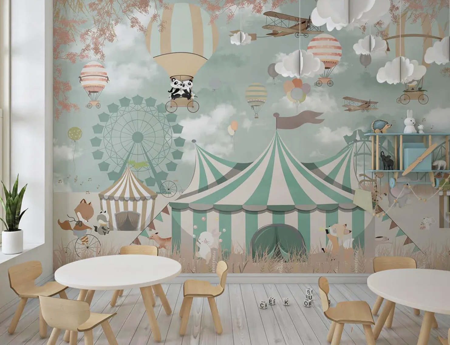 Circus Parade, Carnival Kids Wallpaper