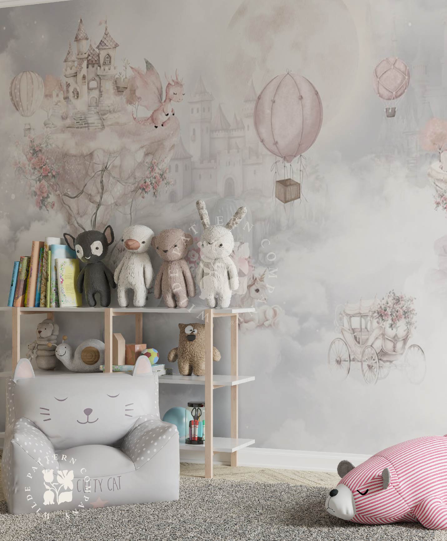 Cloud Kingdom, Dreamy Princess Kids Wallpaper