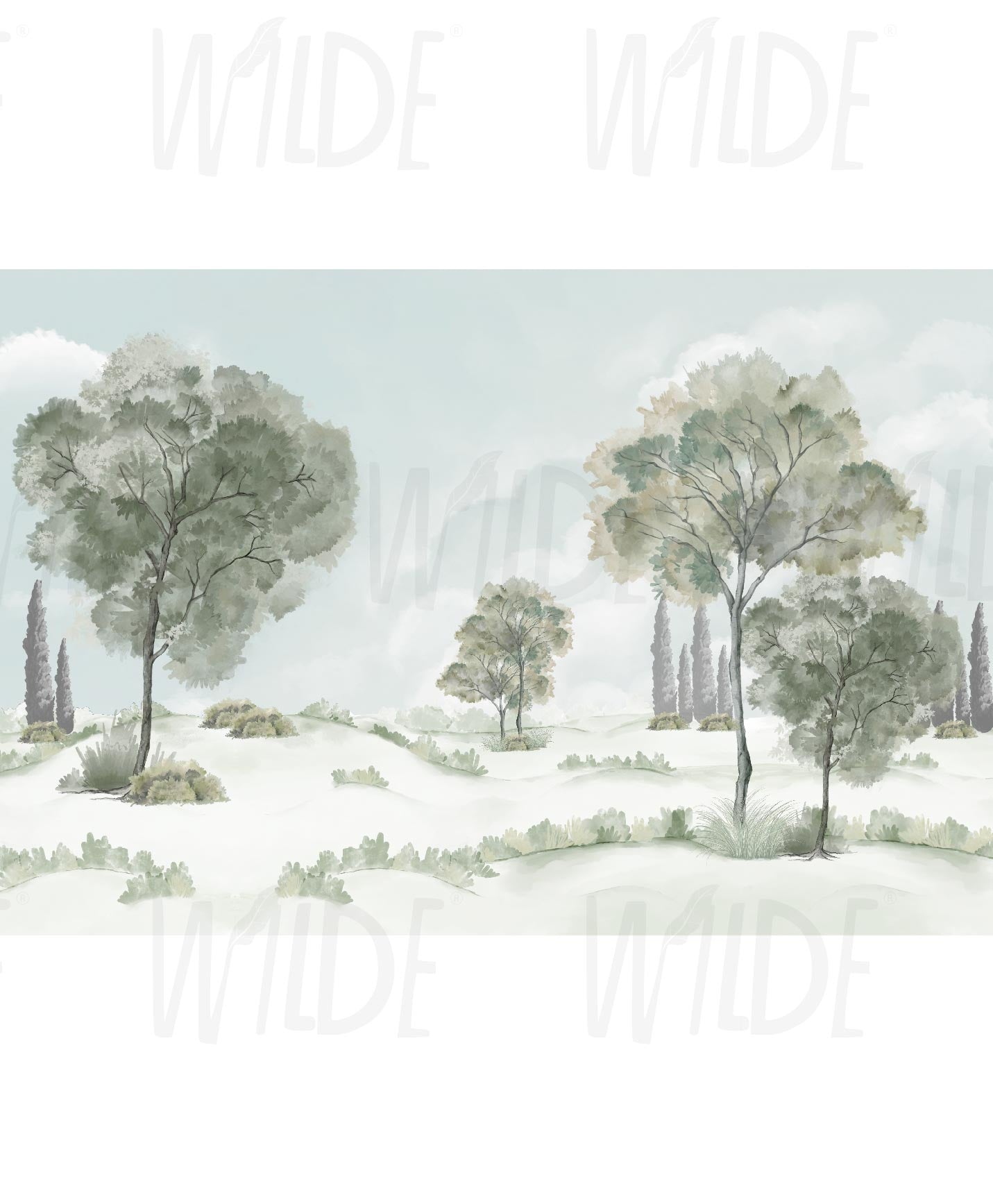 Cotswold Charm, Hand painted Landscape Mural