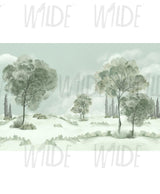 Cotswold Charm, Hand painted Landscape Mural