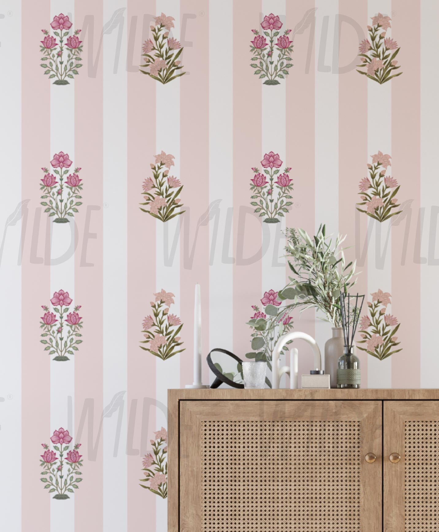 Pichwai Wallpaper by Wilde Pattern Company