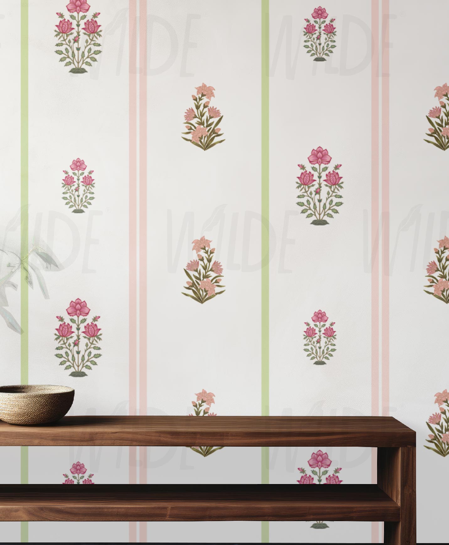 Pichwai Wallpaper by Wilde Pattern Company