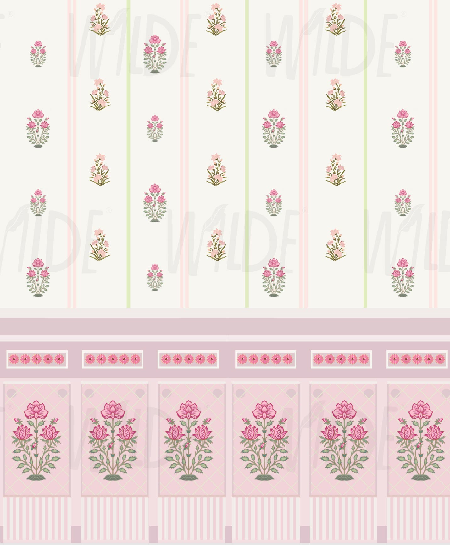 Pichwai Wallpaper by Wilde Pattern Company