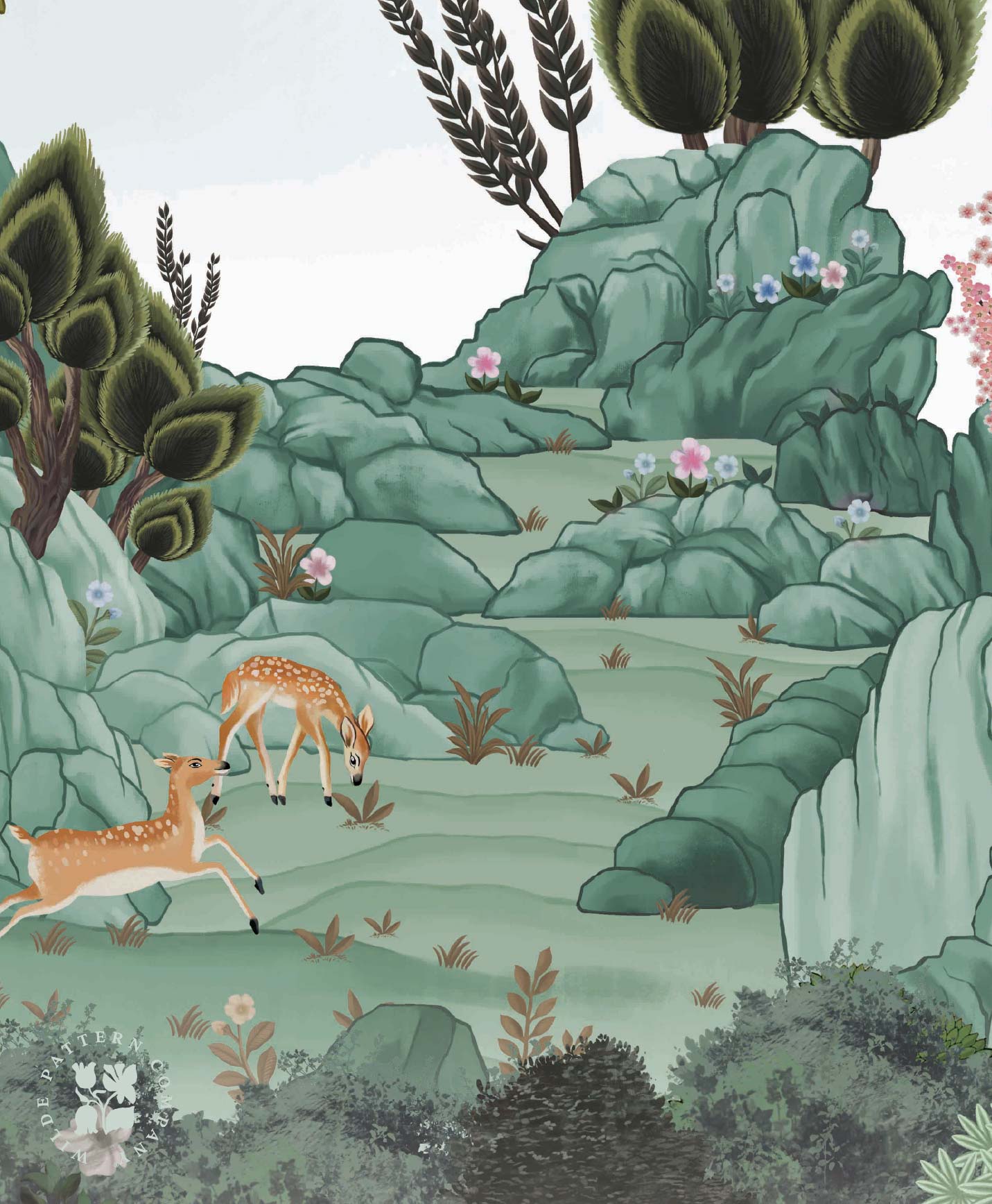 Jodha's Wilde Haven, Pichwai Wallpaper