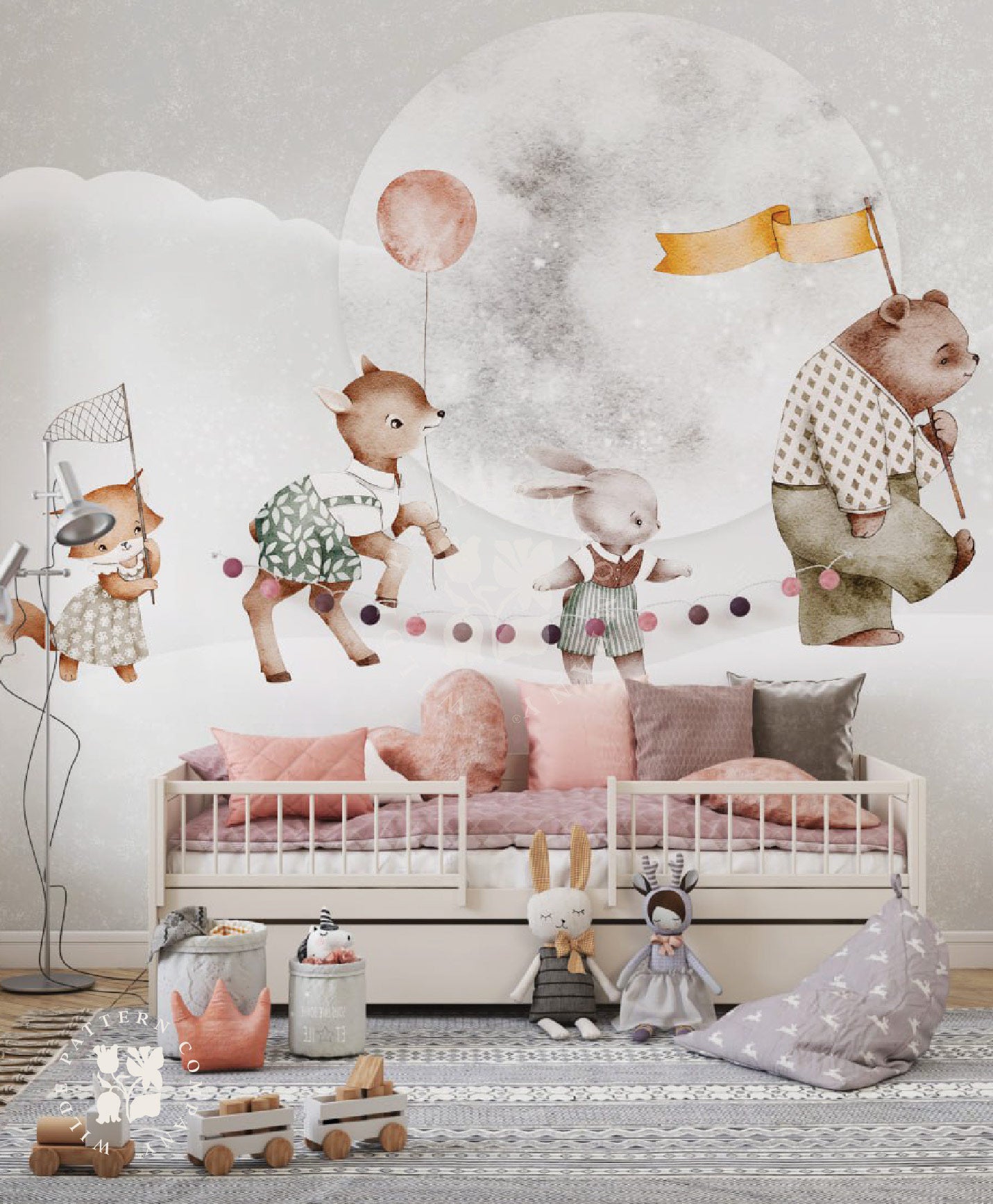 La Luna, Dreamy Kids Wallpaper