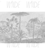 Monochrome Trees, Forest Wallpaper by Wilde Pattern Company