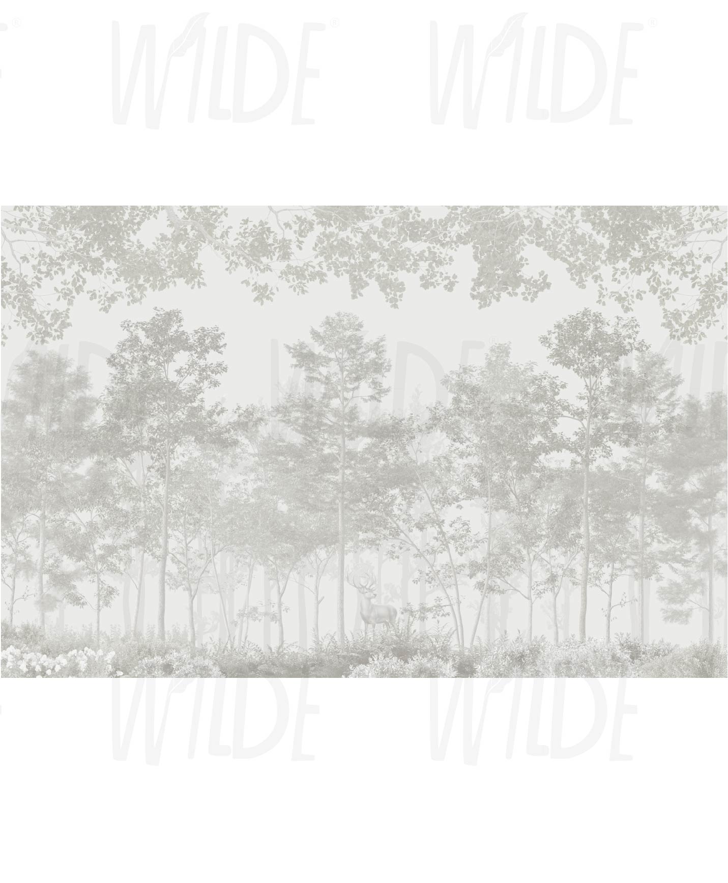 Monochrome Wallpaper by Wilde Pattern Company