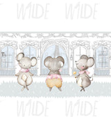 Cute Kids Wallpaper for girls by Wilde Pattern Company