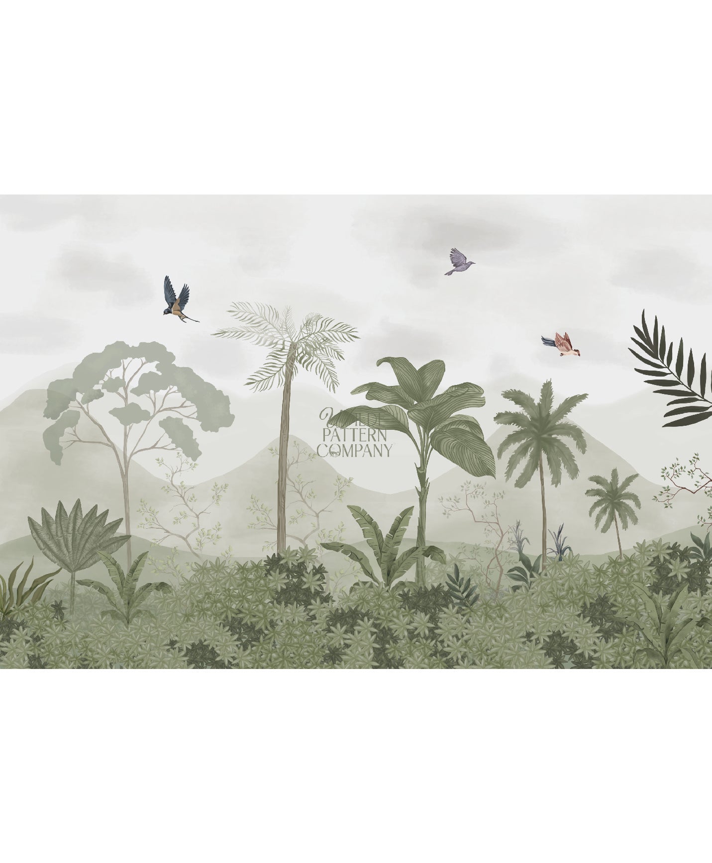 Palm & Mist (Green Original)