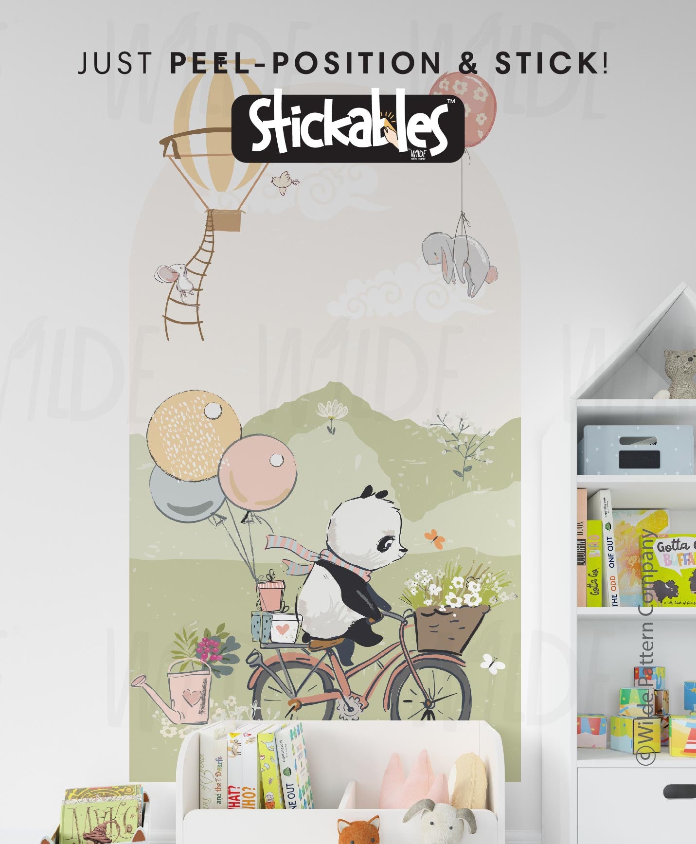 Pedaling Panda, Arch Decal