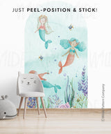 Mermaid & Friends, Fabric Wall Stickable Arch