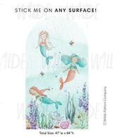 Mermaid & Friends, Fabric Wall Stickable Arch