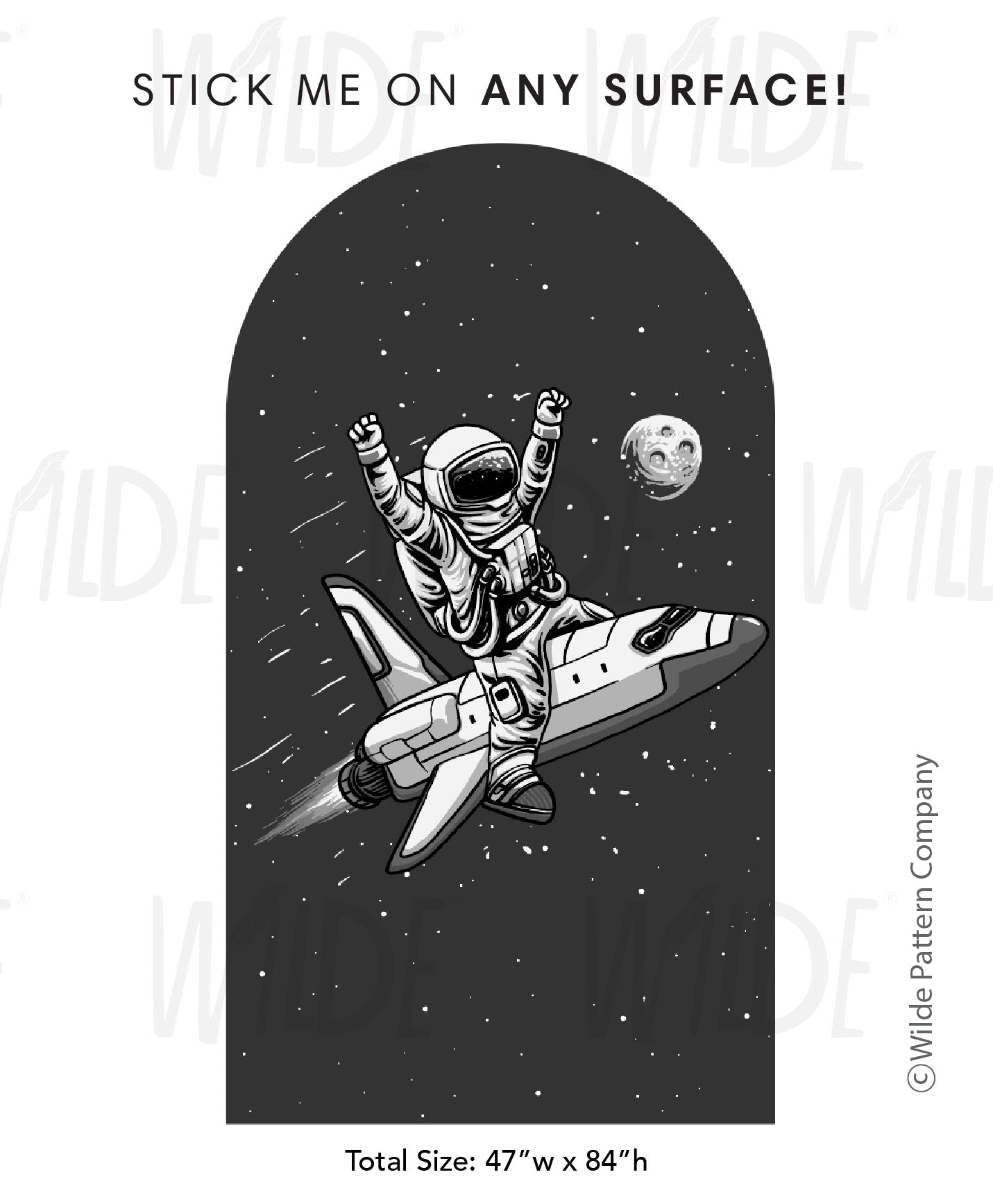 SPACE ASTRONAUT DECAL