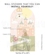 Princess of the Castle Wall sticker decal