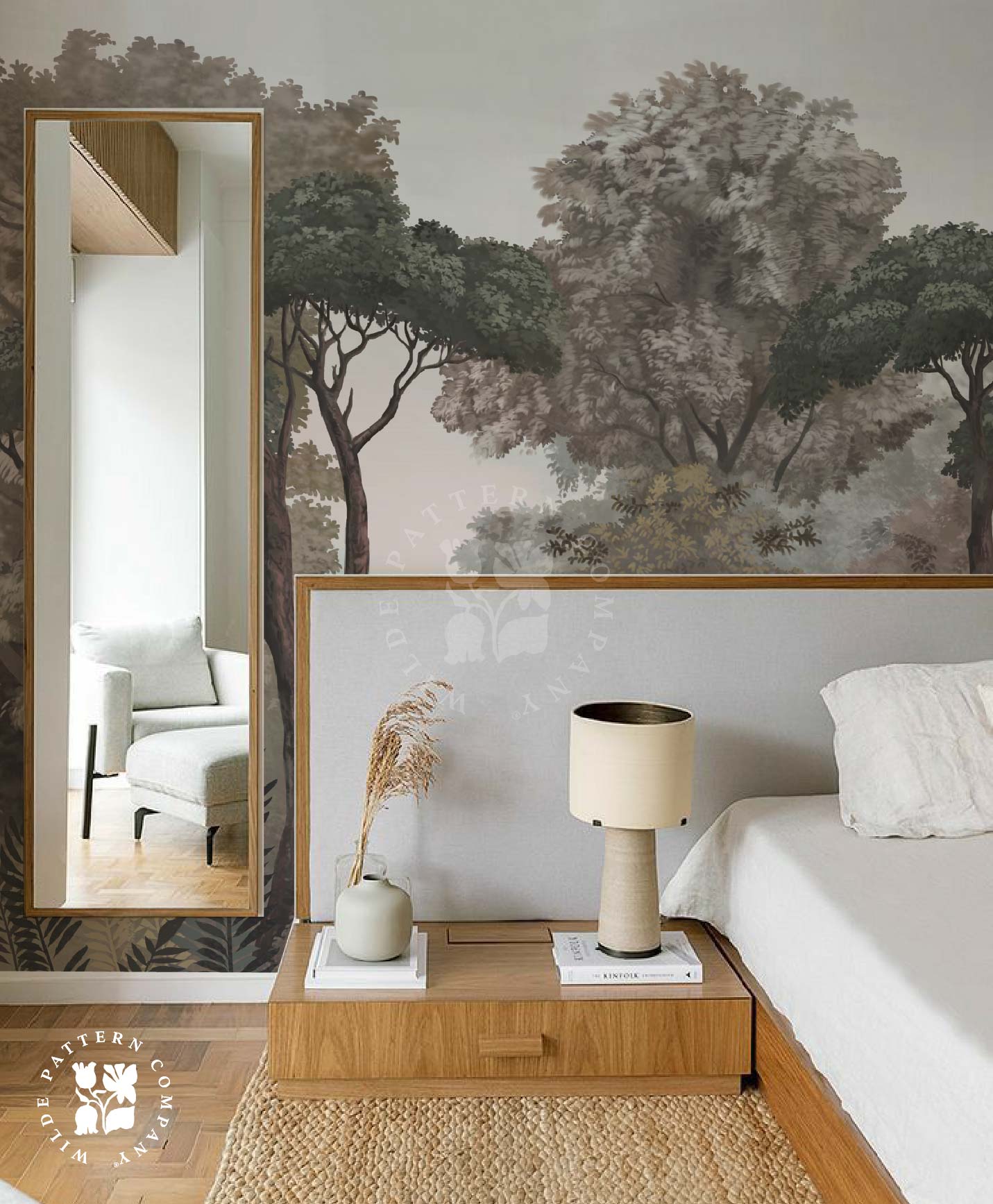 Twilight in Pench Landscape Mural