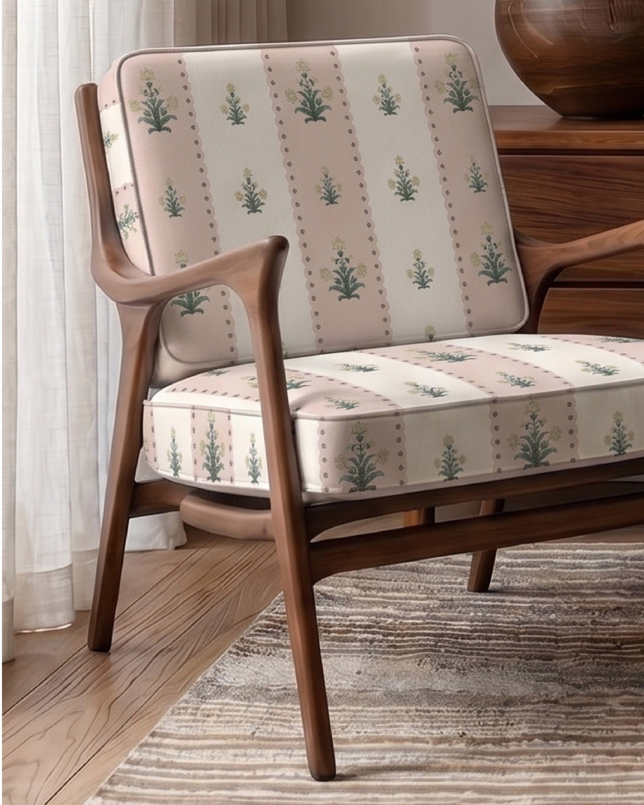 Kesari Garden Custom Fabric