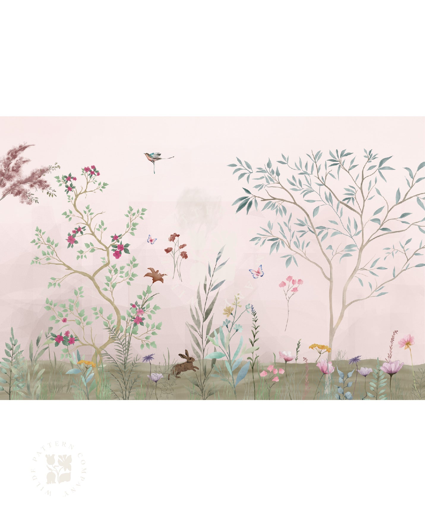 Whispering Meadows in Dusty Pink
