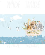 Cute Kids sea theme Wallpaper by Wilde Pattern Company