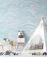 Cute Kids sea theme Wallpaper by Wilde Pattern Company