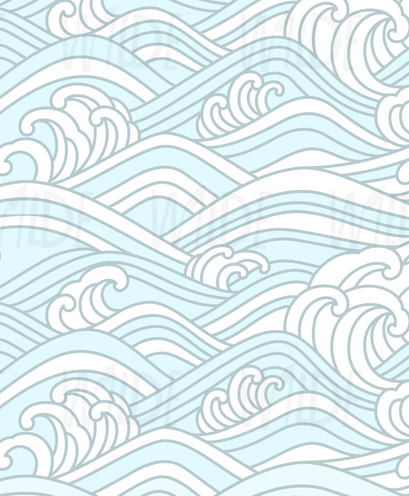 Cute Kids sea theme Wallpaper by Wilde Pattern Company