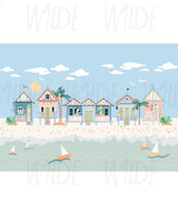 Cute Kids sea theme Wallpaper by Wilde Pattern Company