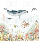 Cute Kids sea theme Wallpaper by Wilde Pattern Company