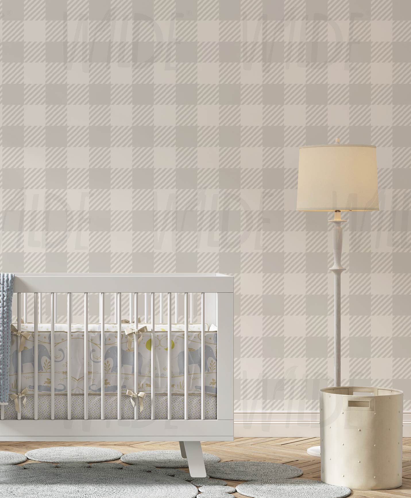 gingham Wilde Basics Wallpaper by Wilde Pattern Company