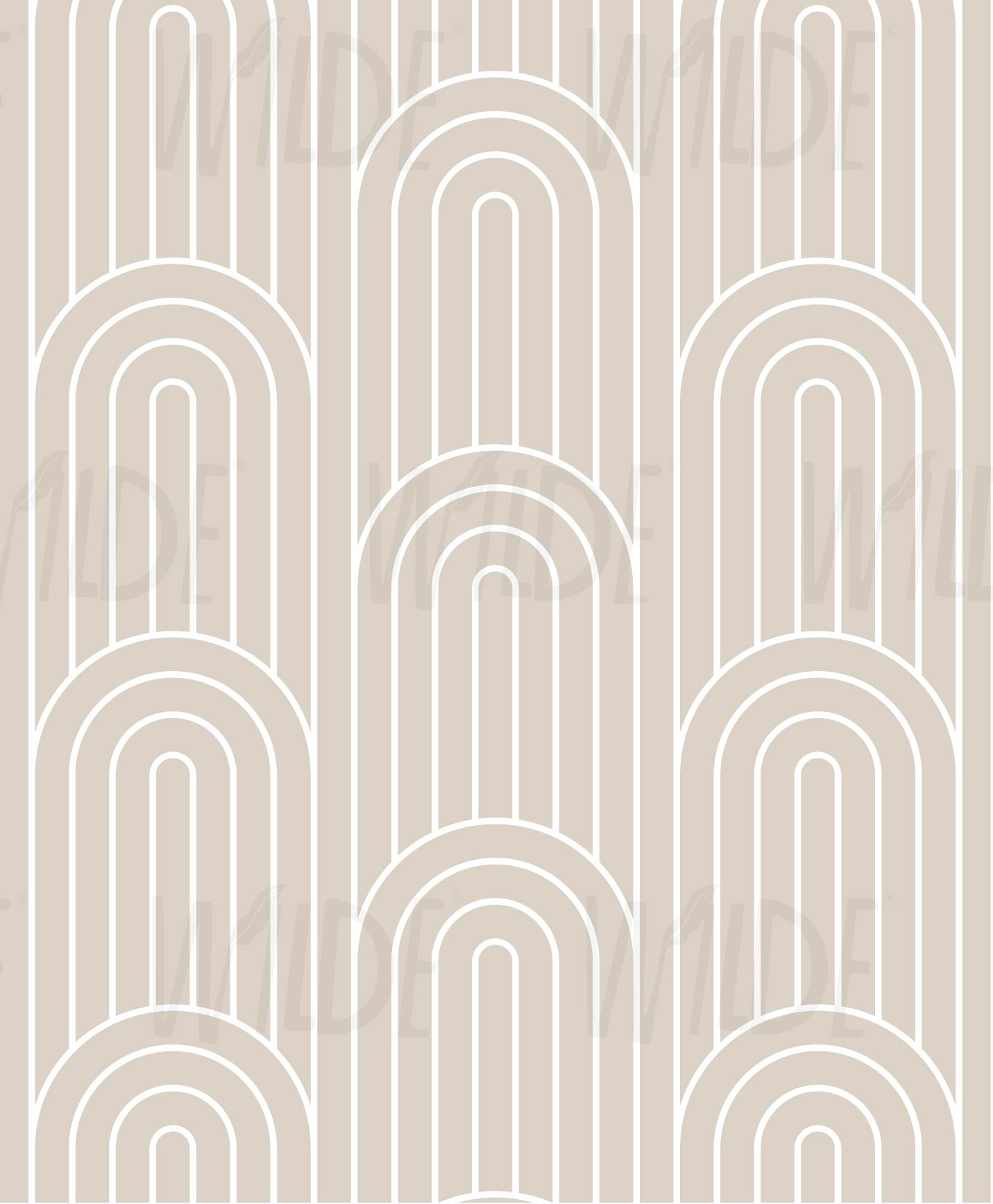 Art Deco, Wilde Basics Wallpaper by Wilde Pattern Company