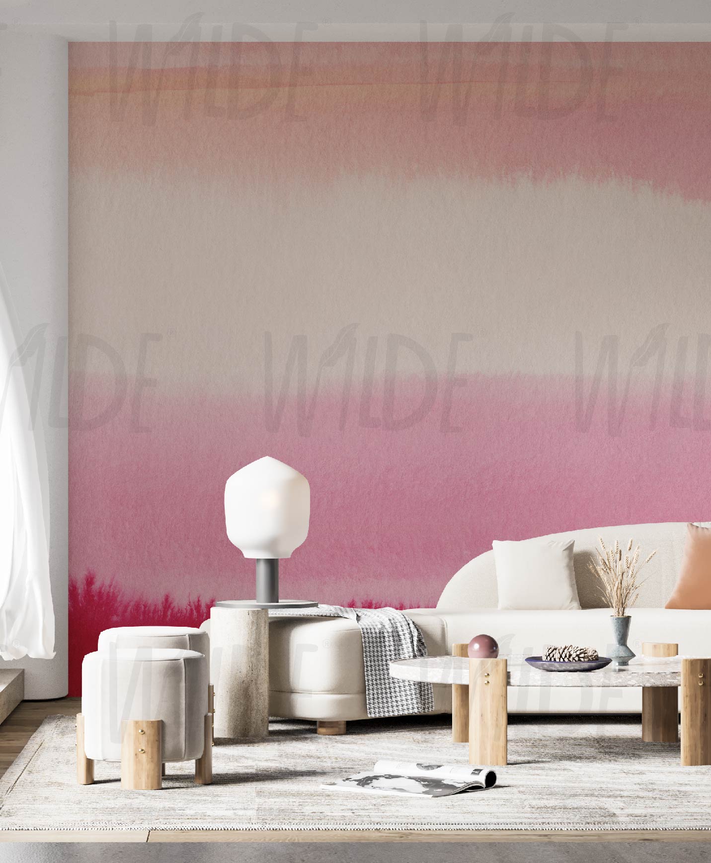 Fire Up, Wabi Sabi Wallpaper Mural