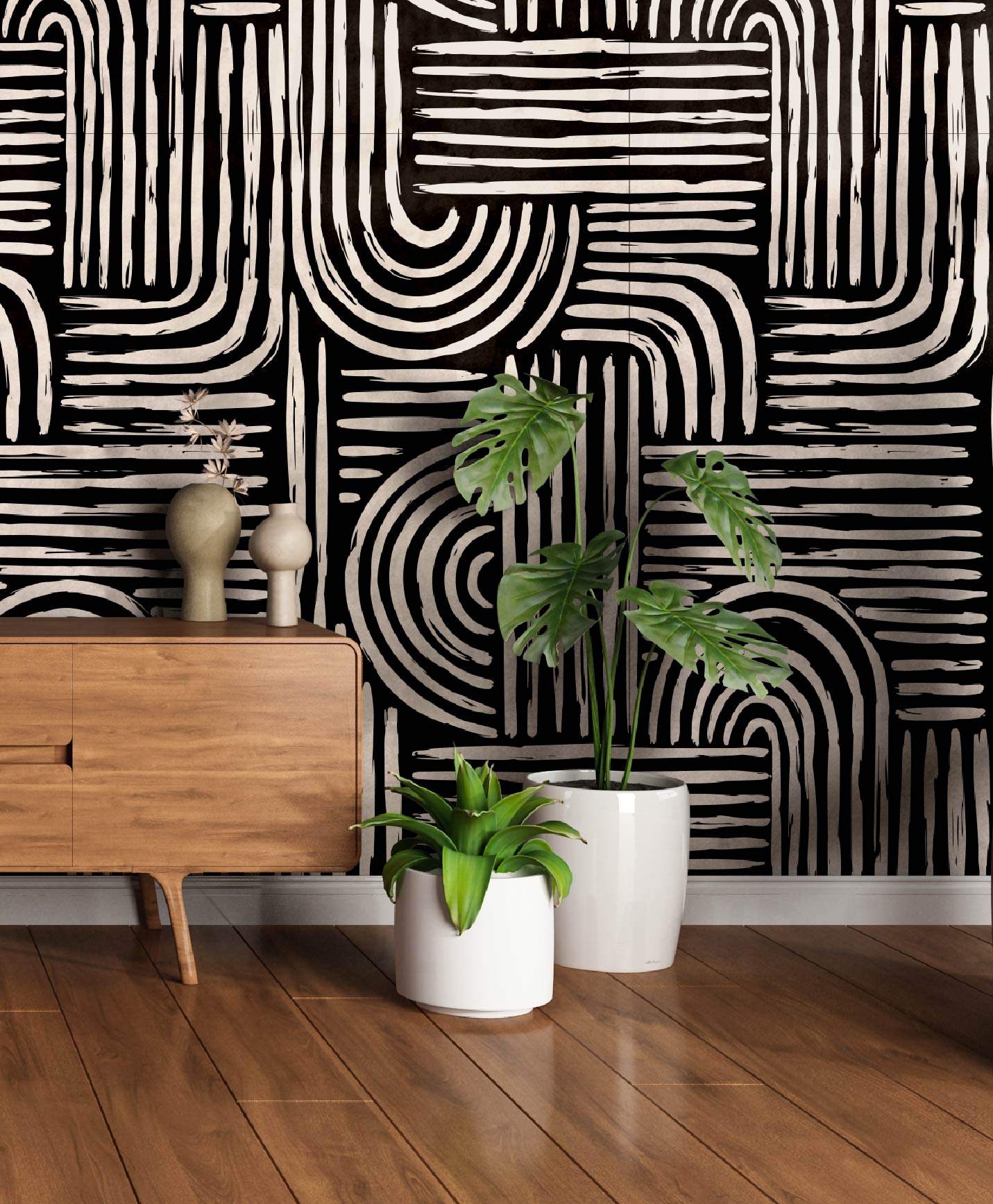 Contemporary Wilde Basics Wallpaper by Wilde Pattern Company