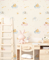 Cute Kids dreamy safari Wallpaper by Wilde Pattern Company