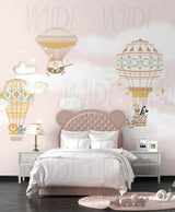 Cute Kids dreamy animals Wallpaper by Wilde Pattern Company