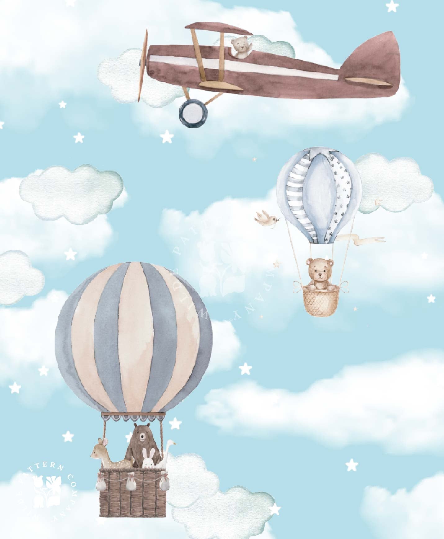 Bear in a Balloon, Dreamy Kids Wallpaper