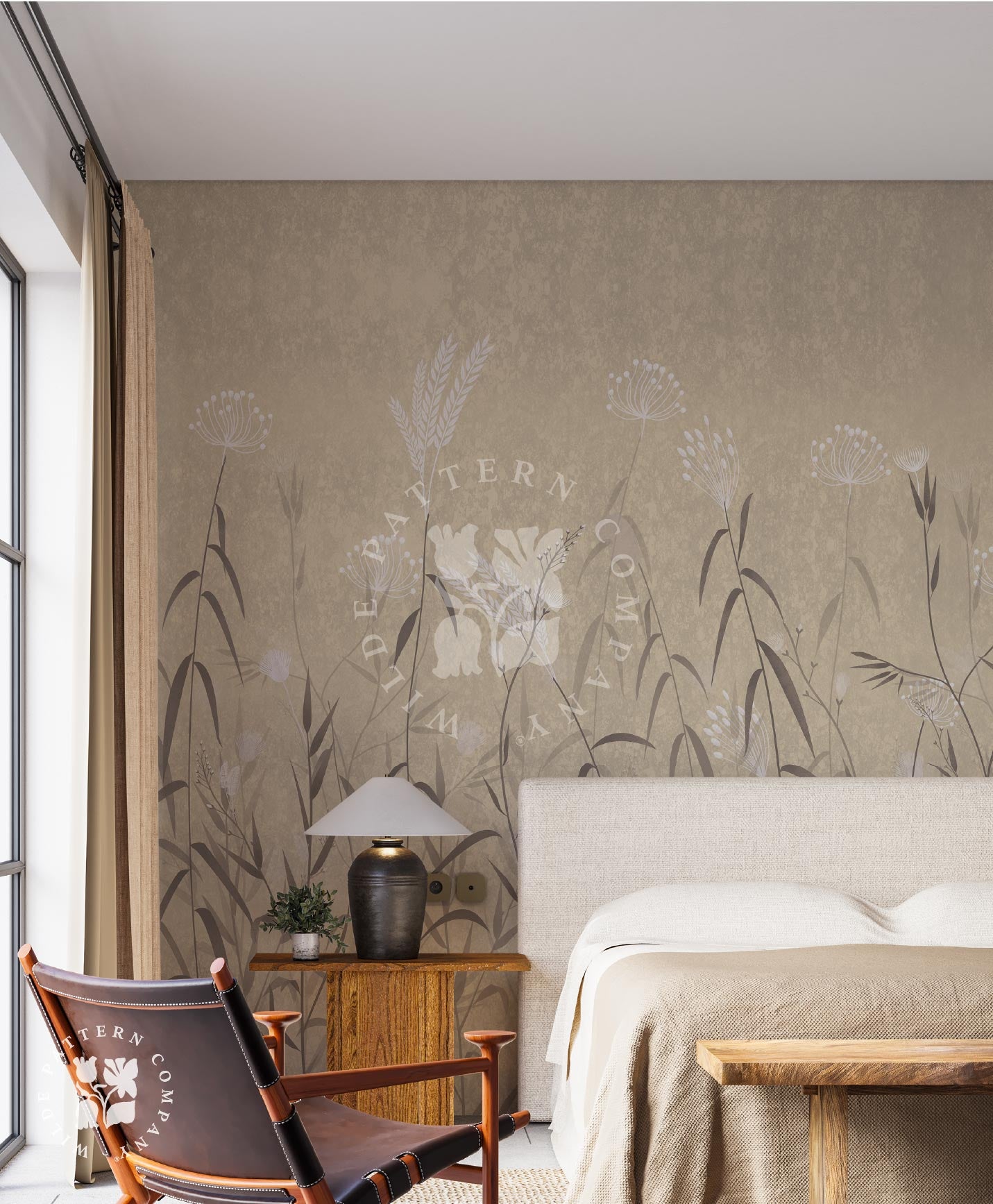 Golden Harvest, Oriental Wallpaper