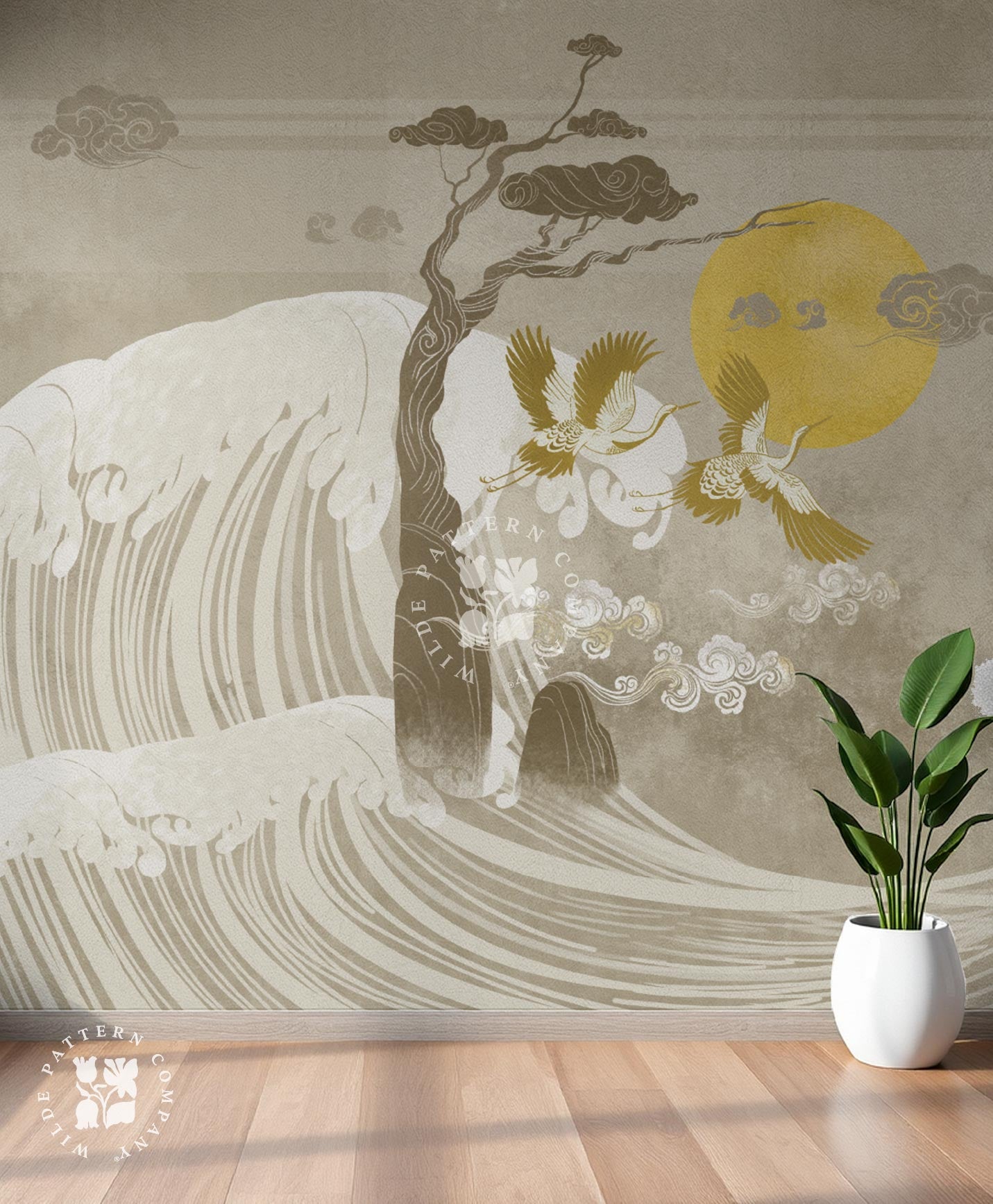 Rising Song, Oriental Wallpaper