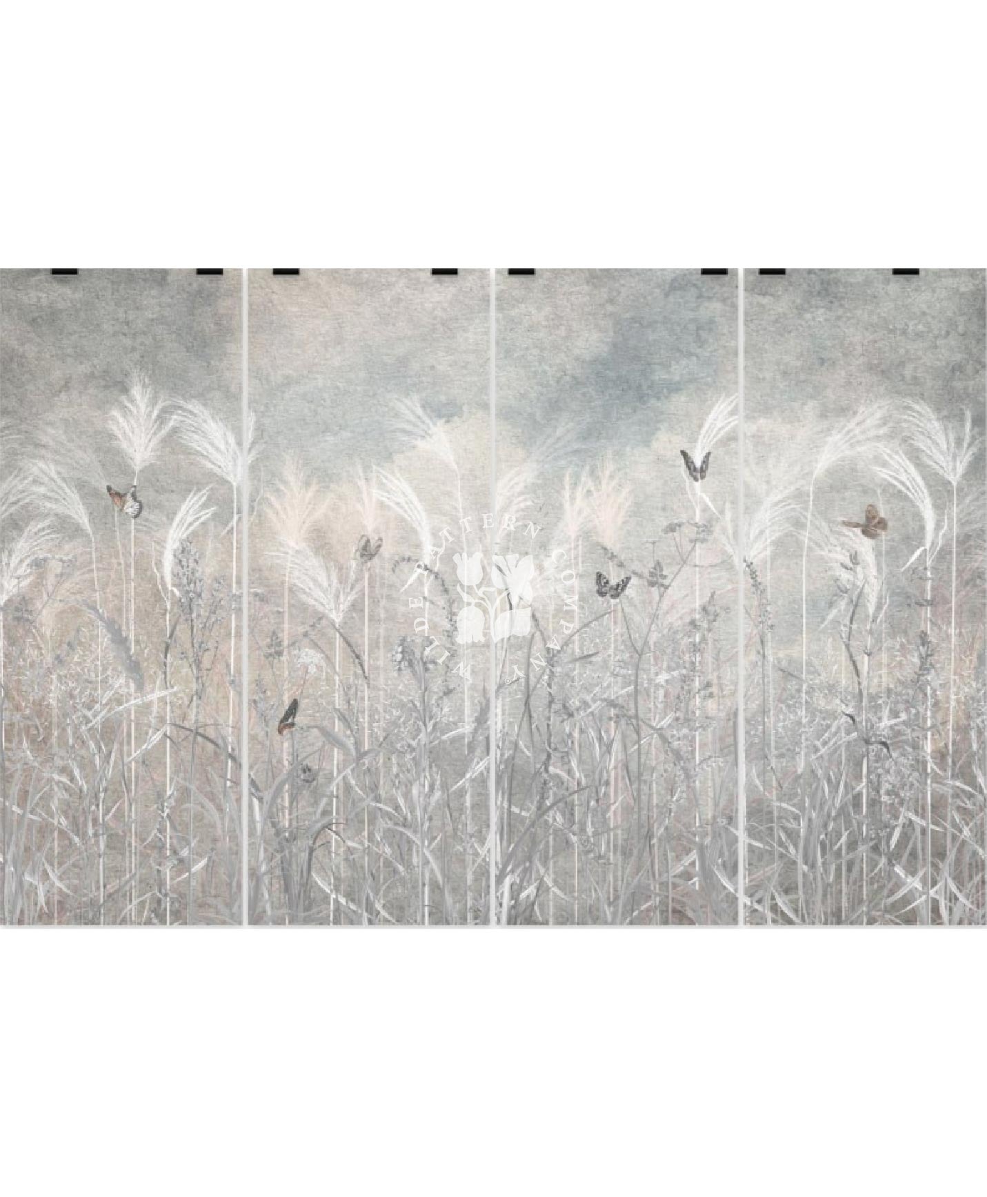 Fresco Meadow, Oriental Wallpaper