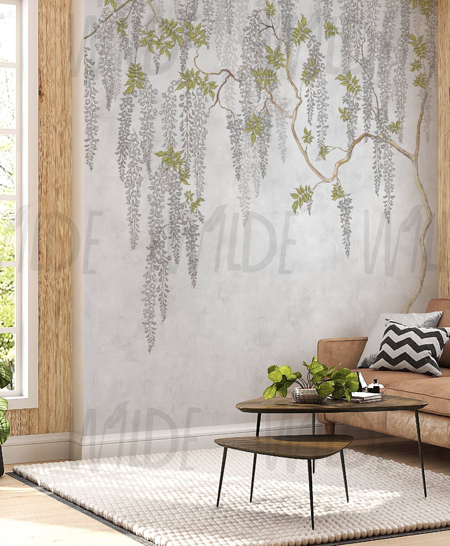 Fresco wallpaper by Wilde Pattern Company 